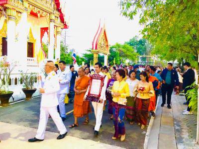 พิธีอัญเชิญสัญญาบัตร พัดยศและผ้าไตร ถวายแด่ #พระศรีวัชรวิสุทธิ์ (โกวิท อภิปุญฺโญ ป.ธ.๖,ดร.)